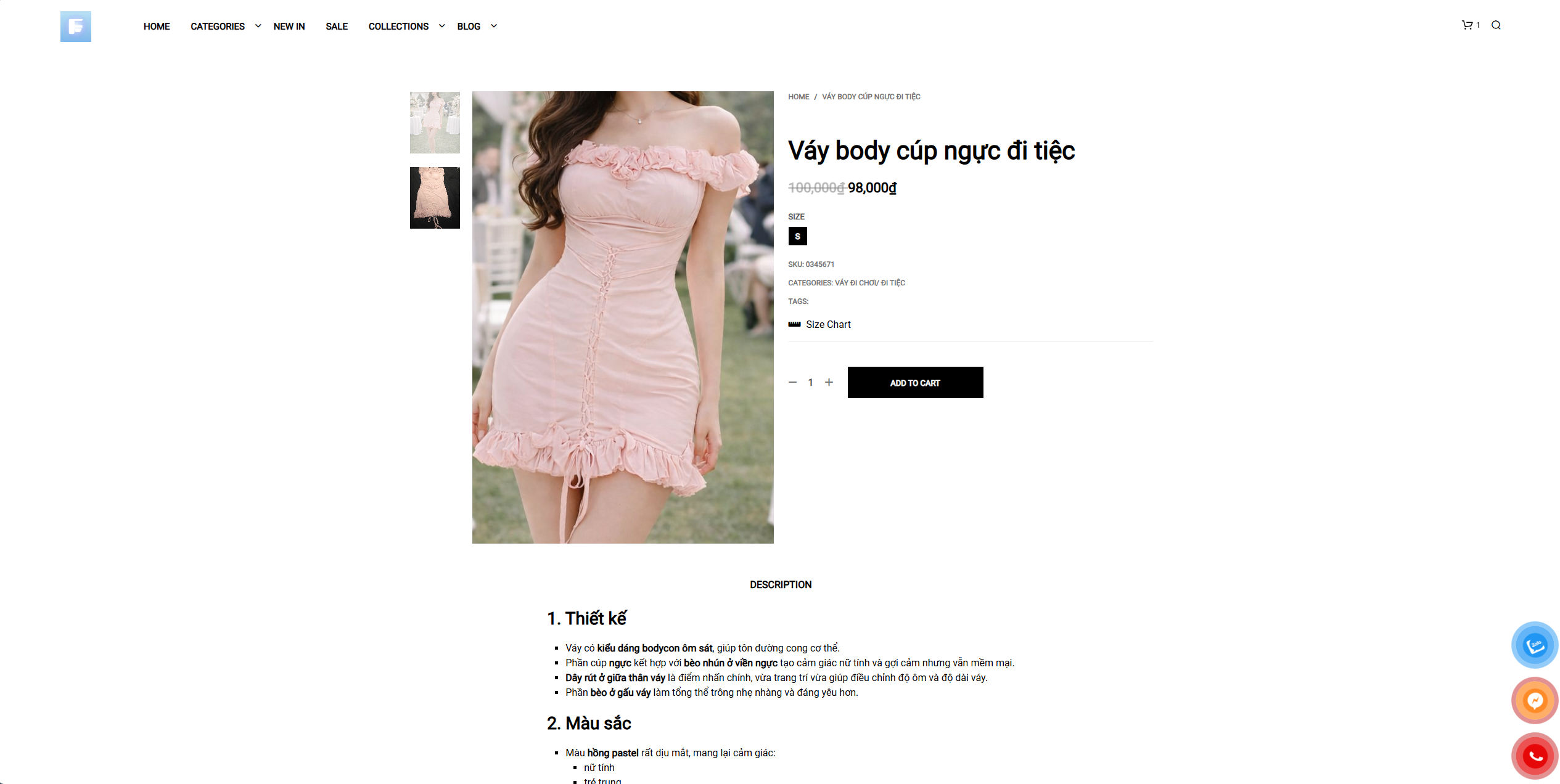 Bước 1 - Chọn sản phẩm